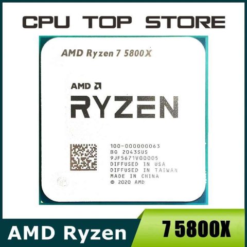 AMD Ryzen 7 R7 5800X 3.8GHz 8-Core 16-Thread CPU Processor Socket AM4