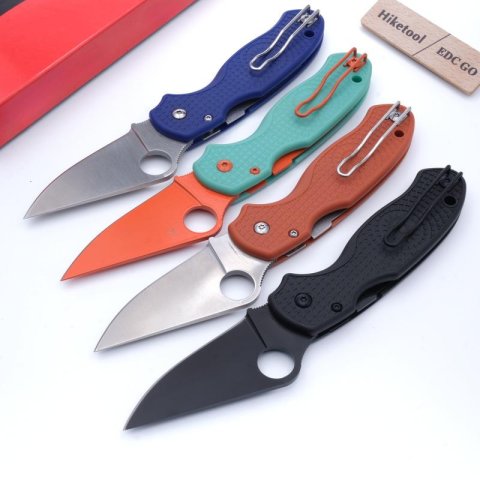 P3 folding knife, PVC handle, anti-corrosion wear-resistant high hardness blade, outdoor camping and driving survival EDC tool, the best gift.