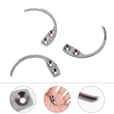 Hooks & Rails 3 Pcs Tag Alarm Key Hook Magnetic Remover Accessories