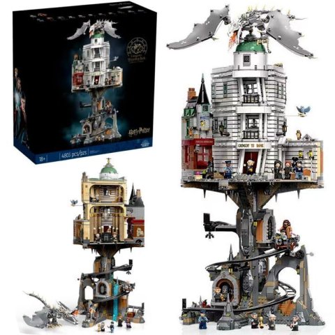 Harry Potter Gringotts Wizard Bank Building Block 76417 Adult Assembly Toy Gift