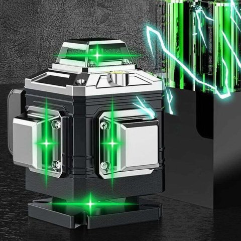 8/16 Lines 3D/4D Line Self-Leveling 360 Horizontal & Vertical Cross Powerful Green Beam Laser Level Tools 26H0131