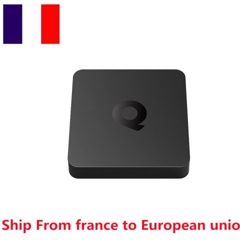 Ship From france ATV Q1 Smart TV Box Android 10 Allwinner H313 2GB 16GB Support Google Voice Dual 2G 8G Wifi BT 4K AndroidTV Set Top Box